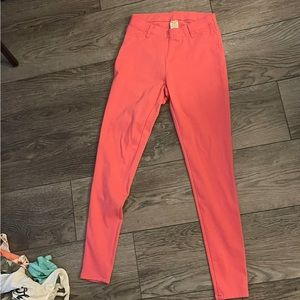 Pink Jean leggings